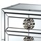 Baxton Studio Laken Contemporary Glam and Luxe Mirrored and Antique Bronze Finished 3-Drawer Nightstand 174-11066-Zoro - alternate 3